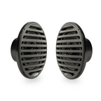 Aquatic AV EC122 Economy  6.5" Waterproof Marine Coaxial Speakers, 160W Total Power, 4 Ohm, Matte Black, Pair