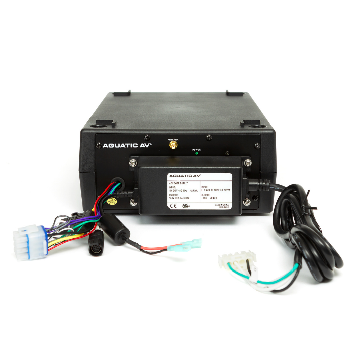 Aquatic AV SWA6Mini Waterproof Marine 4-Channel Amplified Bluetooth Combined Stereo Subwoofer (SW632)