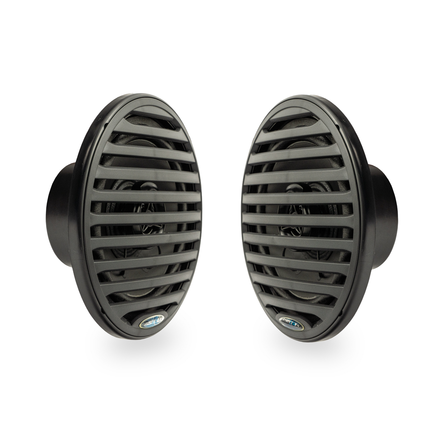 Aquatic AV EG100 Marine Stereo Kit: GP1 Bluetooth Gauge Stereo and 2 pairs of Black 6.5" Marine Speakers