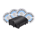 Aquatic AV CK503 PRO Classic Platinum Kit : SWA6 Amplified Bluetooth Stereo Subwoofer with 2 pairs of 6.5" PRO Classic White Coaxial Speakers