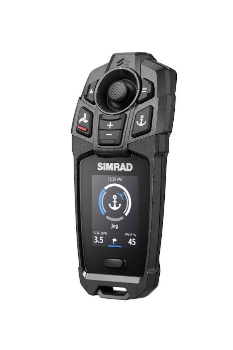 Simrad Freesteer Joystick Wireless Remote with 2" LCD Display and Lanyard for RECON Trolling Motors (000-16160-001)
