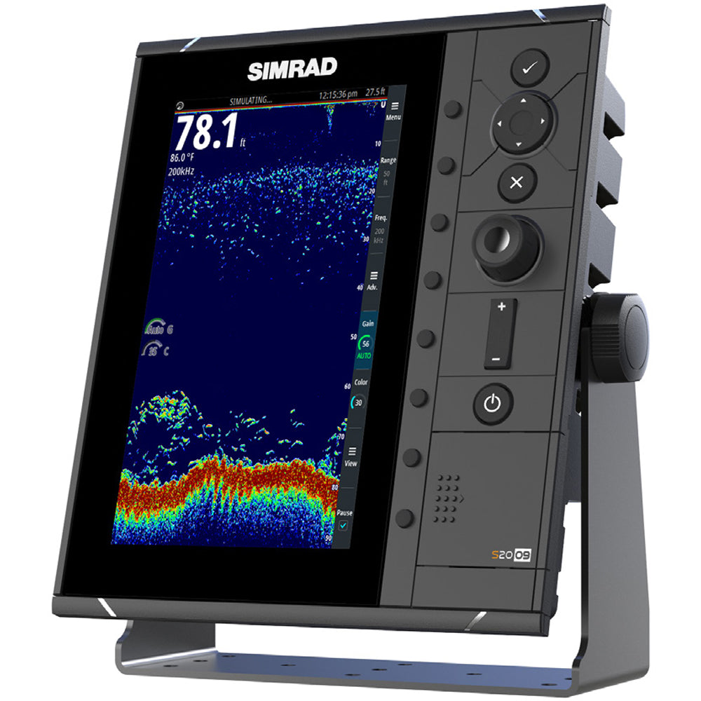 Simrad S2009 9" Fishfinder with Broadband Sounder Module and CHIRP Technology (000-12185-001)