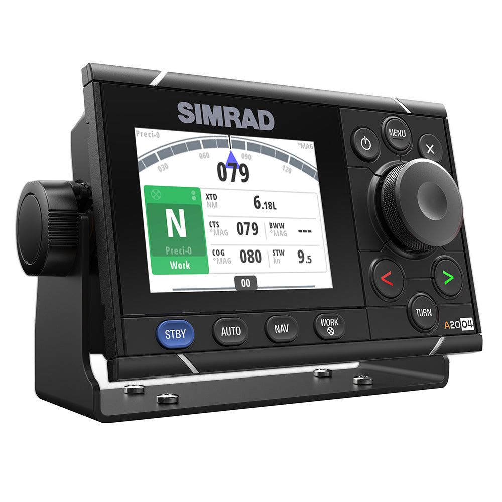 Simrad A2004 Autopilot Controller with 4.1" Color Display and Rotary Knob (000-13895-001)