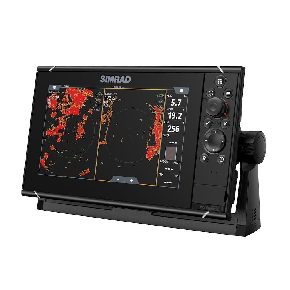 Simrad NSS9 evo3s 9" Multifunction Display Chartplotter/Fishfinder Radar Bundle with HALO20+ Radar Dome (000-15554-001)