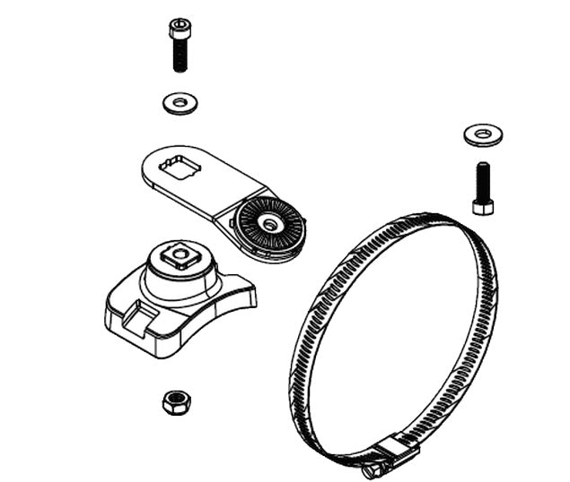 Lowrance Trolling Motor Shaft Mount for ActiveTarget Scout View (000-15772-001)
