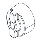 Lowrance Prop Shaft Anode for Ghost Trolling Motors to use in Brackish Water without Voiding the Motor Warranty (000-15723-001)