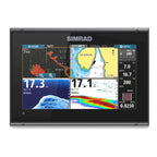 Simrad GO9 XSE Chartplotter/Fishfinder with MED/HI Downscan Transom-Mount Transducer and C-MAP Discover Chart (000-13211-002)