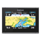 Simrad GO9 XSE Chartplotter/Fishfinder with MED/HI Downscan Transom-Mount Transducer and C-MAP Discover Chart (000-13211-002)