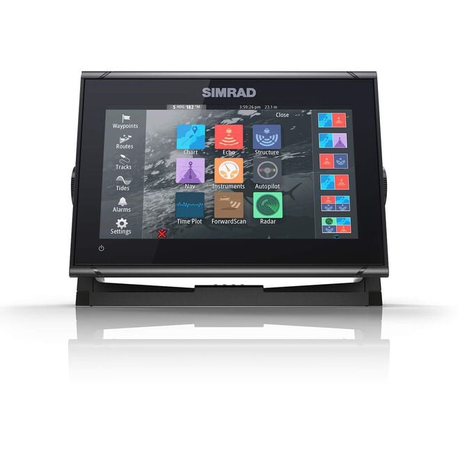 Simrad GO9 XSE Chartplotter/Fishfinder with C-MAP Discover Chart - No Transducer (000-13210-002)