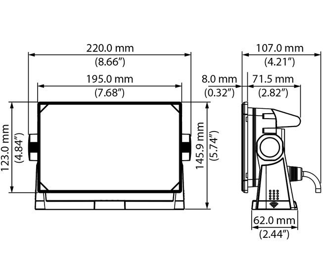 Simrad NSX 3007 7" Combo Chartplotter and Fishfinder - Display Only - No Transducer (000-15214-001)