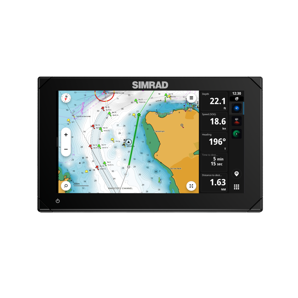 Simrad NSX 3009 9" Combo Chartplotter and Fishfinder with HDI Transducer (000-15372-001)