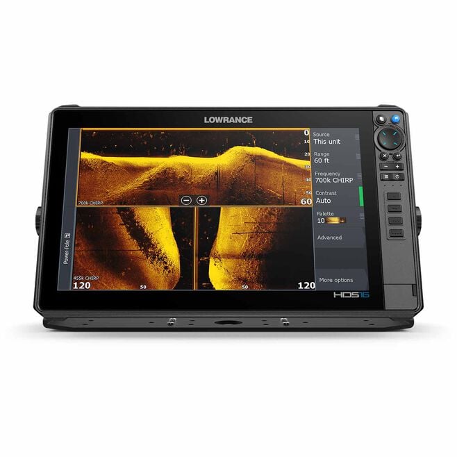 Lowrance HDS PRO 16 16" Multifunction Display Fishfinder/Chartplotter with Preloaded C-MAP DISCOVER OnBoard Chart  - No Transducer (000-16005-001)