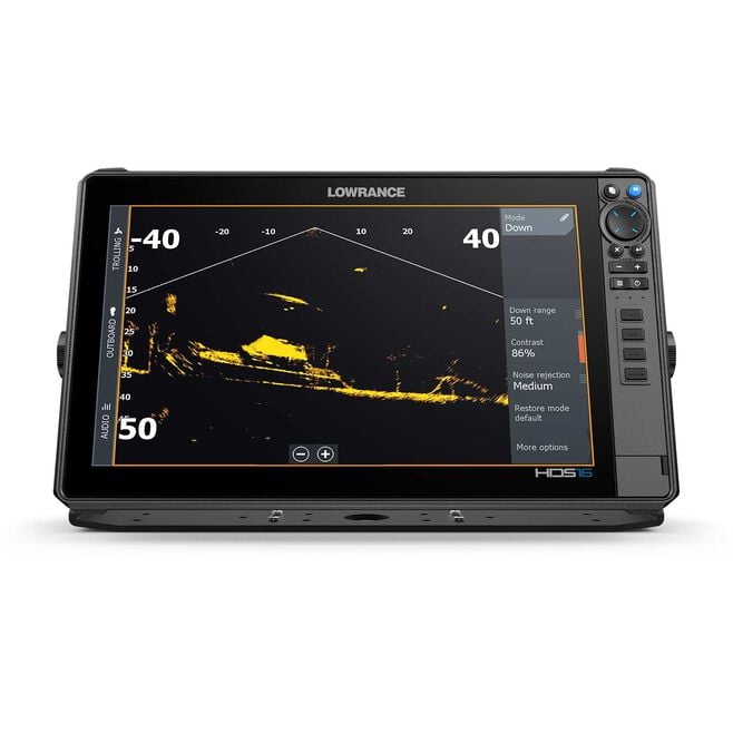 Lowrance HDS PRO 16 16" Multifunction Display Fishfinder/Chartplotter with Preloaded C-MAP DISCOVER OnBoard Chart  - No Transducer (000-16005-001)