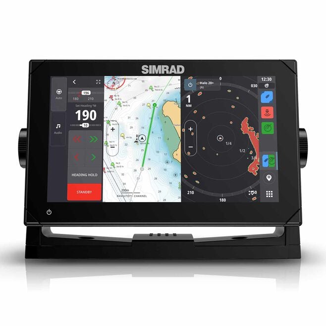 Simrad NSX 3009 9" Multifunction Display Radar Bundle with HALO20+ Radar Dome and Active Imaging 3-in-1 Transducer (000-15377-001)
