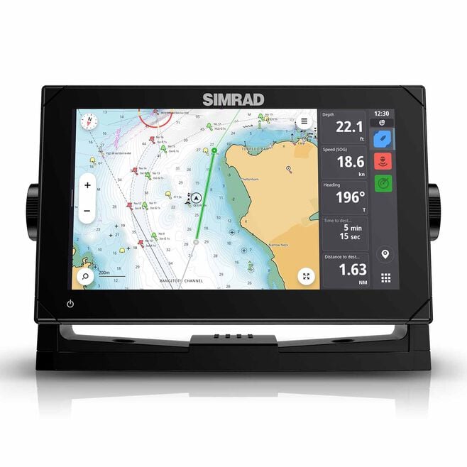 Simrad NSX 3009 9" Multifunction Display Radar Bundle with HALO20+ Radar Dome and Active Imaging 3-in-1 Transducer (000-15377-001)