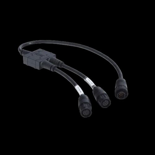 Lowrance Replacement Y Cable for Connecting an Additional StructureScan HD Transducer to a StructureScan HD Module (000-11169-001)
