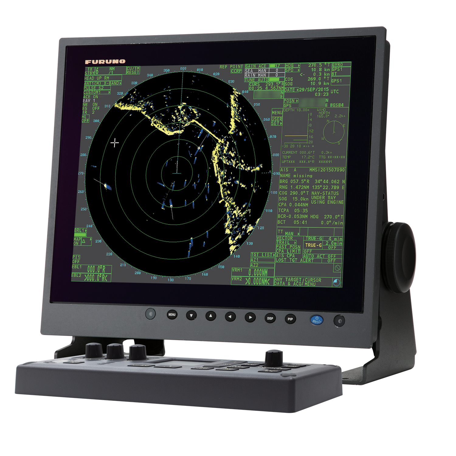 Furuno FAR1523 25kW 96nm Black Box Radar Transmitter without Display, Cable, or Antenna