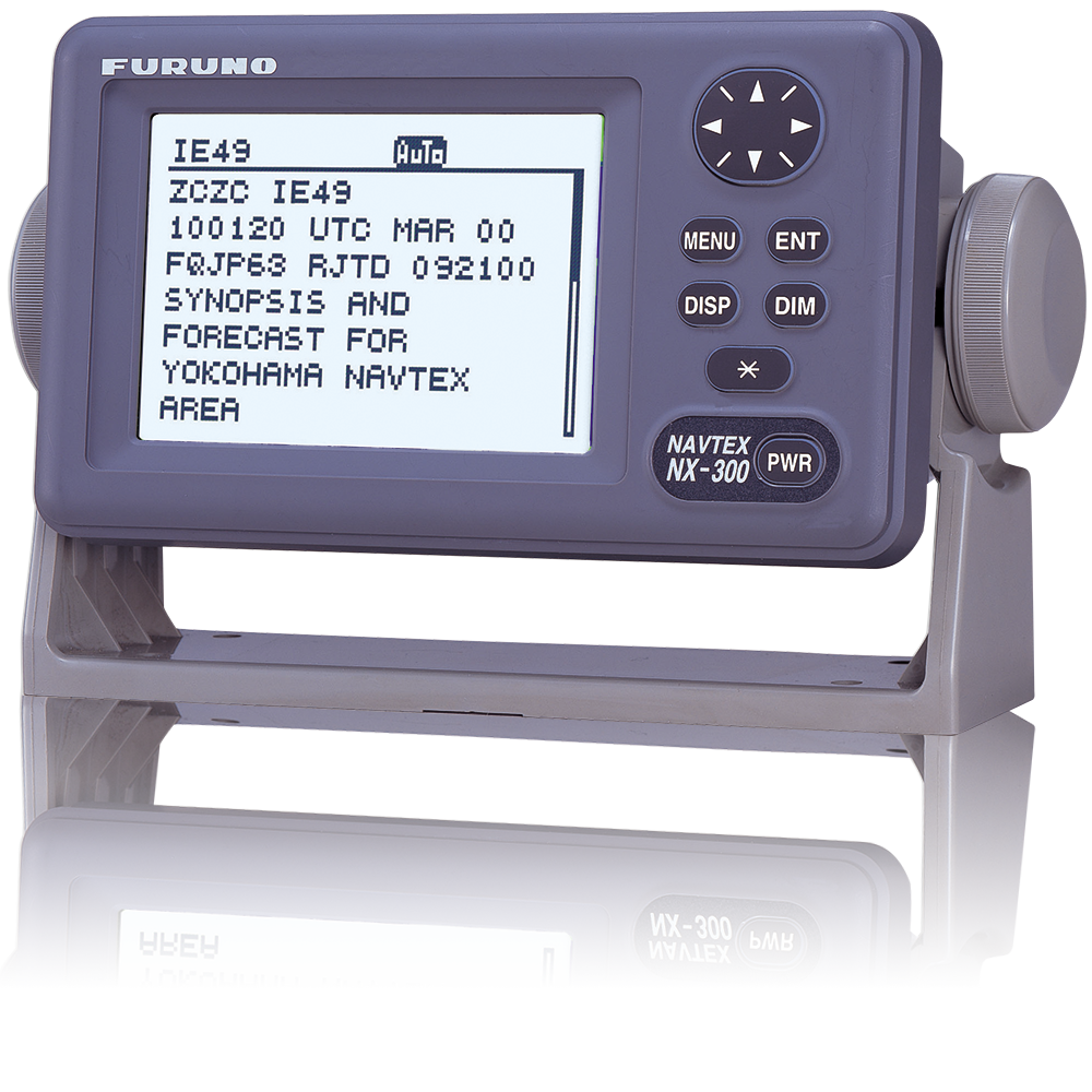 Furuno NX300 Paperless NAVTEX Receiver with 8-Line 4.5" Monochrome LCD Display