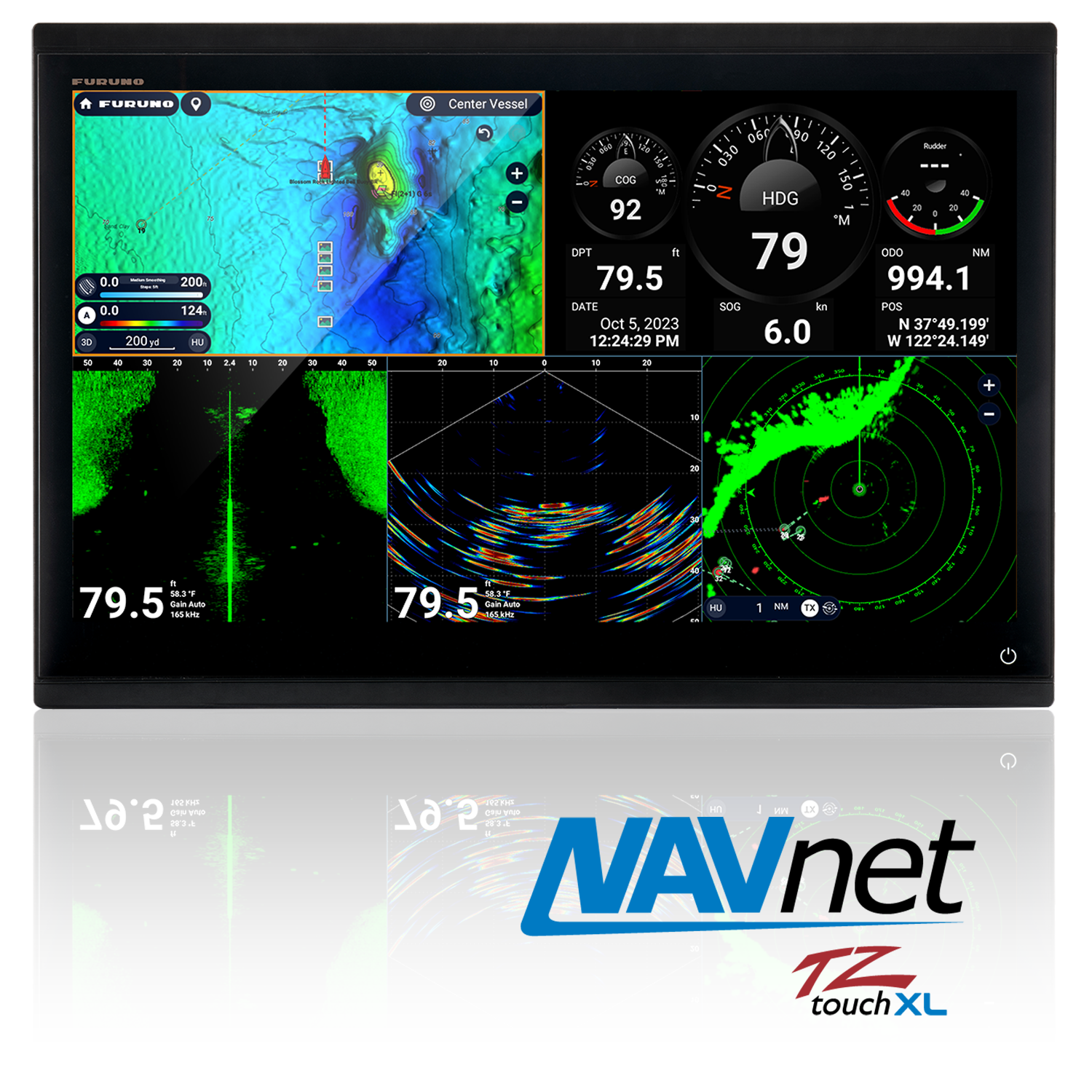 Furuno TZT22X 22" NavNet TZtouchXL Multifunction Mulit-Touch Display