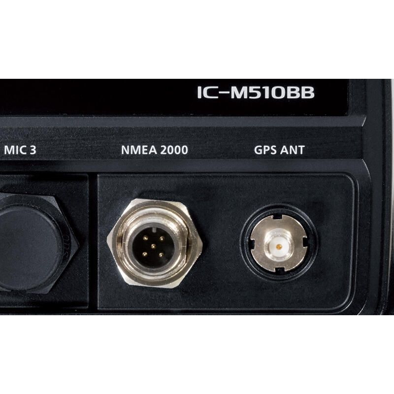 Icom M510BB Black Box High-Performance Extendable VHF & AIS Marine Tranceiver with Black CommandMic and 3 CommandMic Ports (M510BB 21 USA)