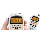 Icom HM-195SW Super White CommandMic IV with Yellow BlackLit LCD for 2nd Station/Intercom (HM195SW 42 EXP)