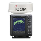 Icom MR-1010RII Marine Radar System with 4kW Radome Scanner and Wide Angle 10.4" Color TFT LCD Display (MR1010R2 23)