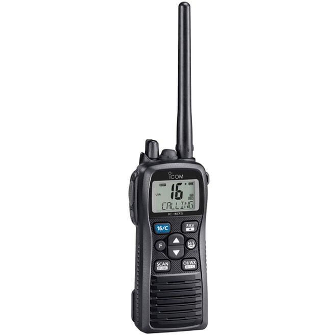 Icom IC-M73 6W Submersible Handheld VHF Radio (M73 61 USA)