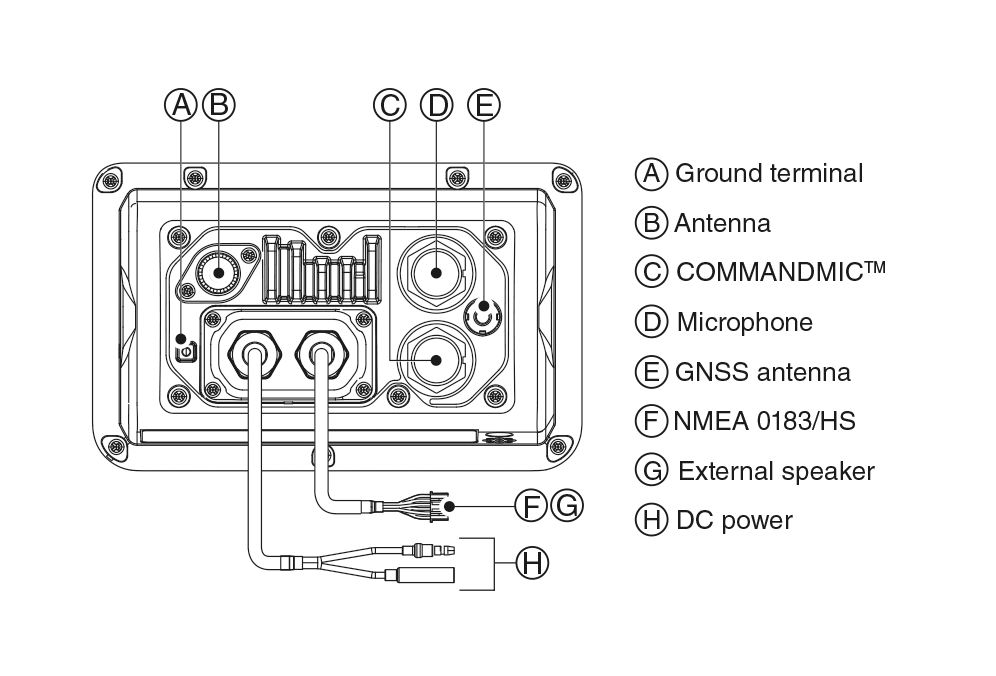 Icom IC-M510 PLUS VHF & AIS Marine Transceiver with Black HM-205RB Speaker Microphone (M510 PLUS 21 USA)