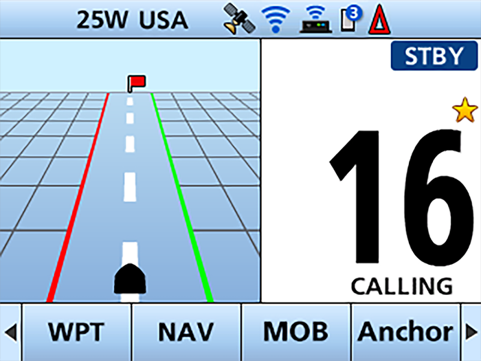 Icom IC-M510 PLUS VHF & AIS Marine Transceiver with Black HM-205RB Speaker Microphone (M510 PLUS 21 USA)