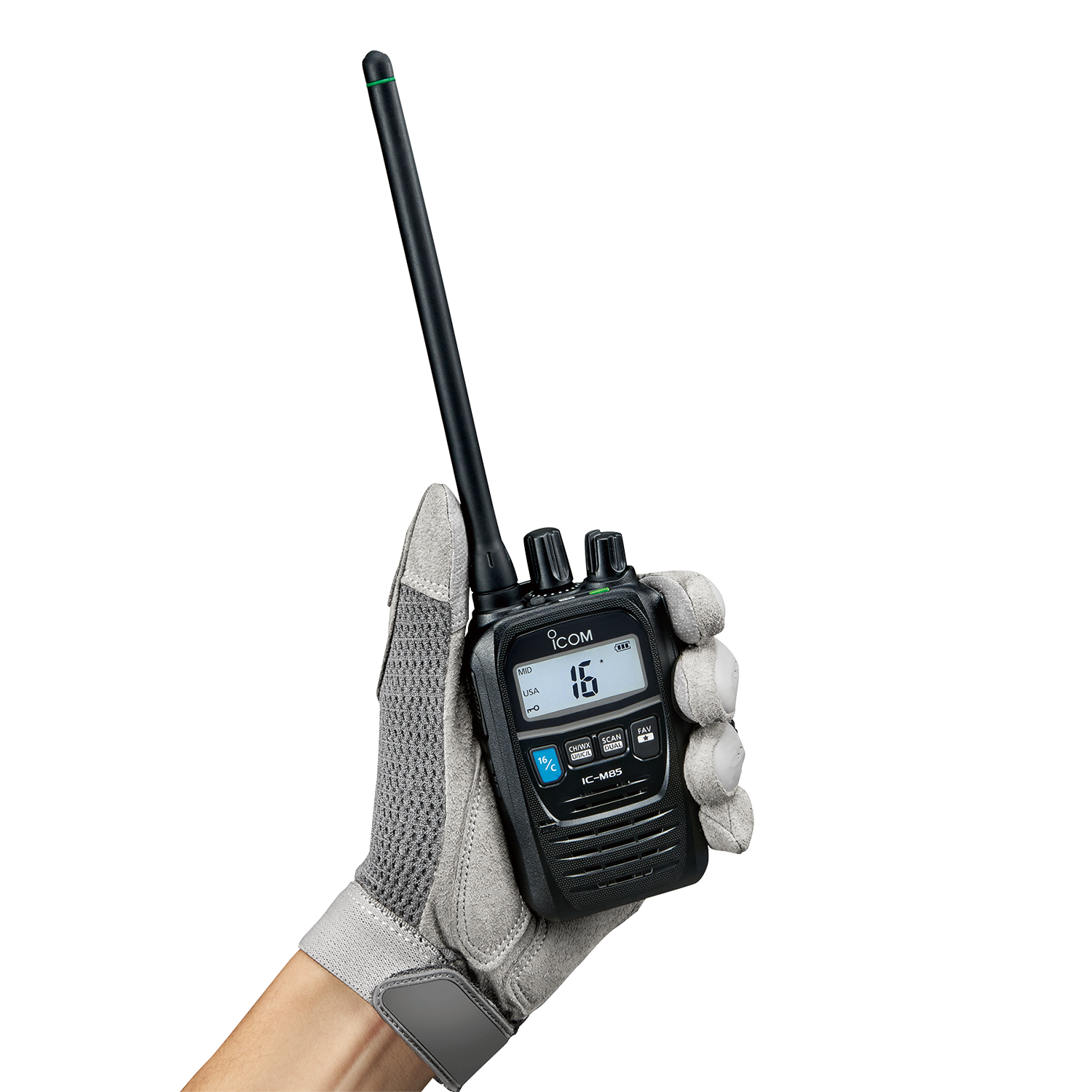 Icom IC-M85UL 5W UL-Certified Intrinsically Safe Compact Handheld VHF Marine Transceiver (M85UL 31 USA)
