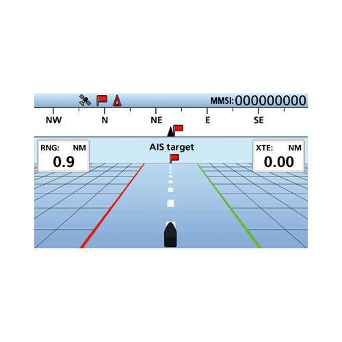 Icom MA-510TR Class B AIS Transponder with 4.3" Wide View Color TFT LCD Display and GPS Antenna (MA510TR 13)