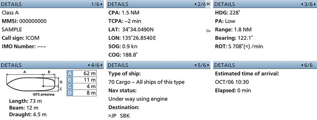 Icom MA-510TR Class B AIS Transponder with 4.3" Wide View Color TFT LCD Display and GPS Antenna (MA510TR 13)