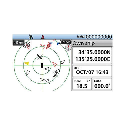 Icom MA-510TR Class B AIS Transponder with 4.3" Wide View Color TFT LCD Display and GPS Antenna (MA510TR 13)