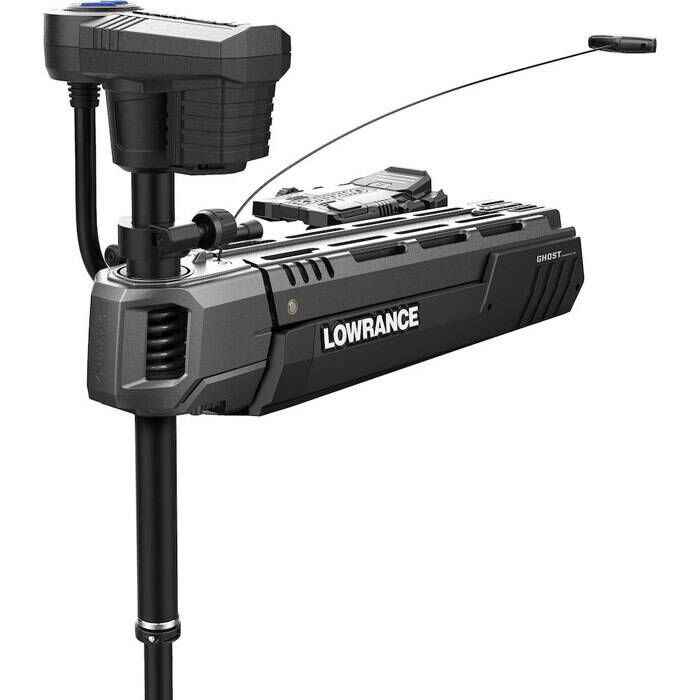 Lowrance Ghost Freshwater 60" Shaft Trolling Motor with HDI CHIRP Nosecone Transducer and TMR-1 Wireless IR Remote (000-15480-001)