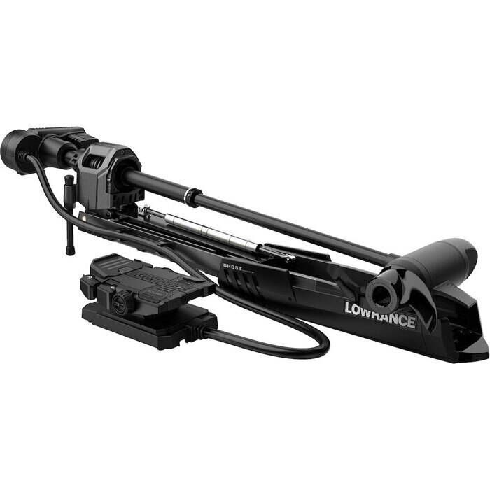 Lowrance Ghost Freshwater 60" Shaft Trolling Motor with HDI CHIRP Nosecone Transducer and TMR-1 Wireless IR Remote (000-15480-001)
