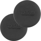 DS18 Black Silicone Marine Speaker Covers for 8" Towers, Speakers and Subwoofers - Pair (CS-8/BK)