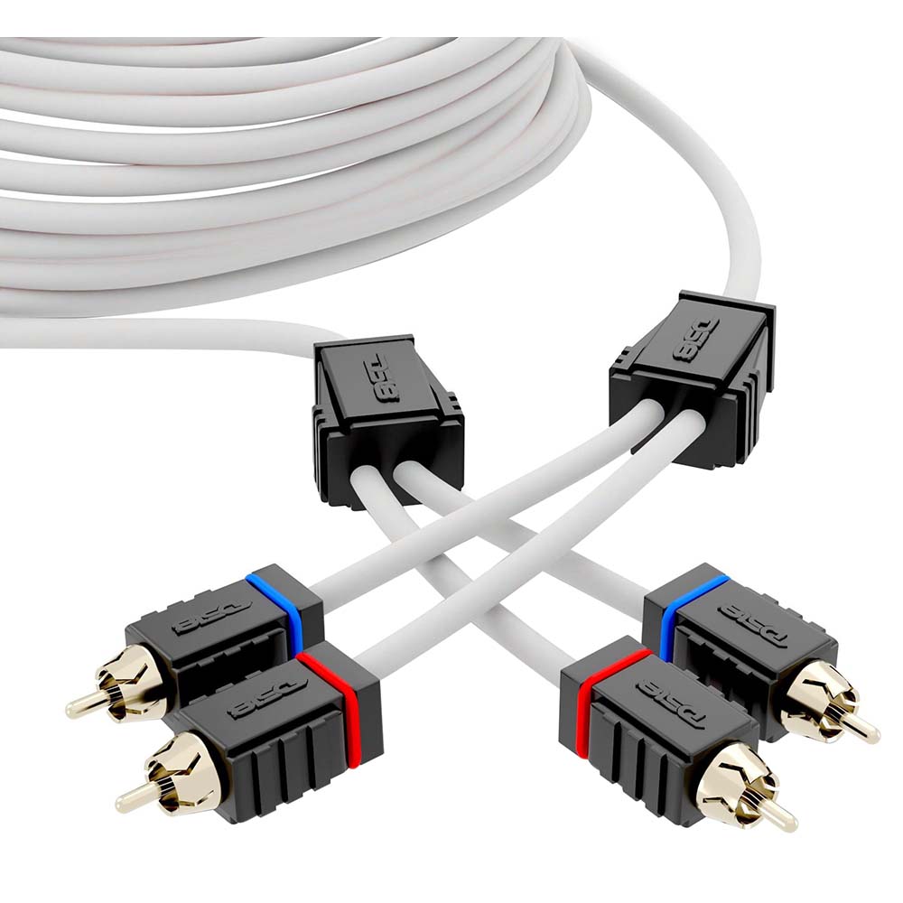 DS18 Marine Tinned OFC RCA Cable - 12' (MOFCR-12FT)