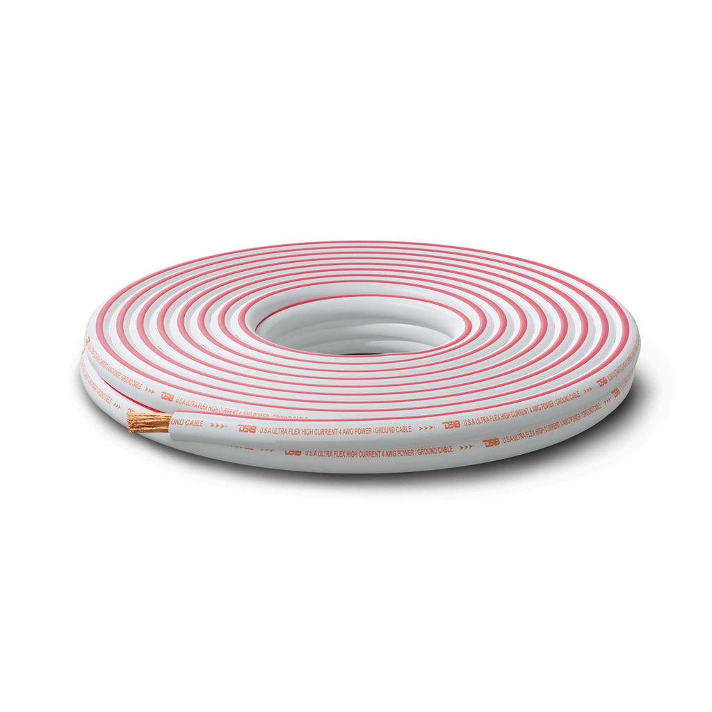 DS18 4-GA Marine Grade Tinned 100% Copper OFC Power Wire -50 Feet (MOFC4GA50P)
