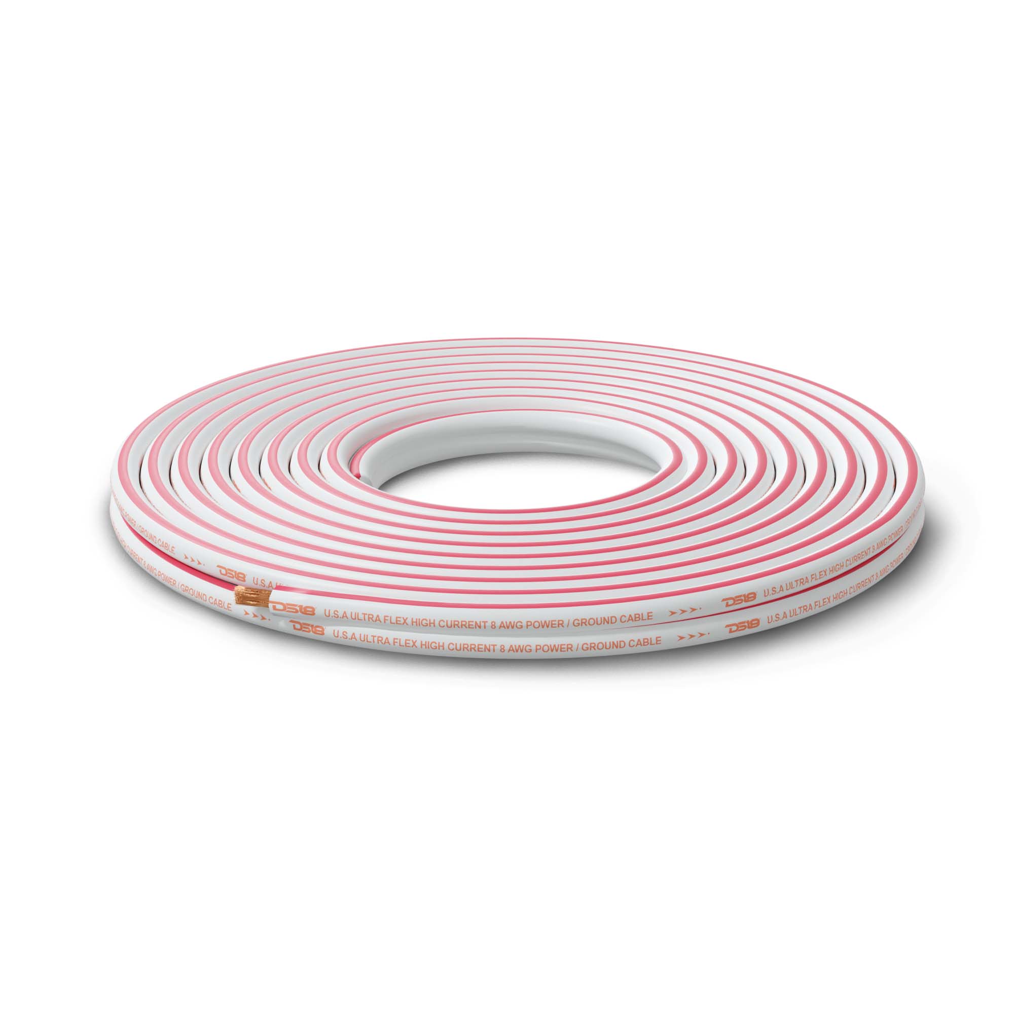 DS18 8-GA Marine Grade Tinned 100% Copper OFC Power Wire -100 Feet (MOFC8GA100P)