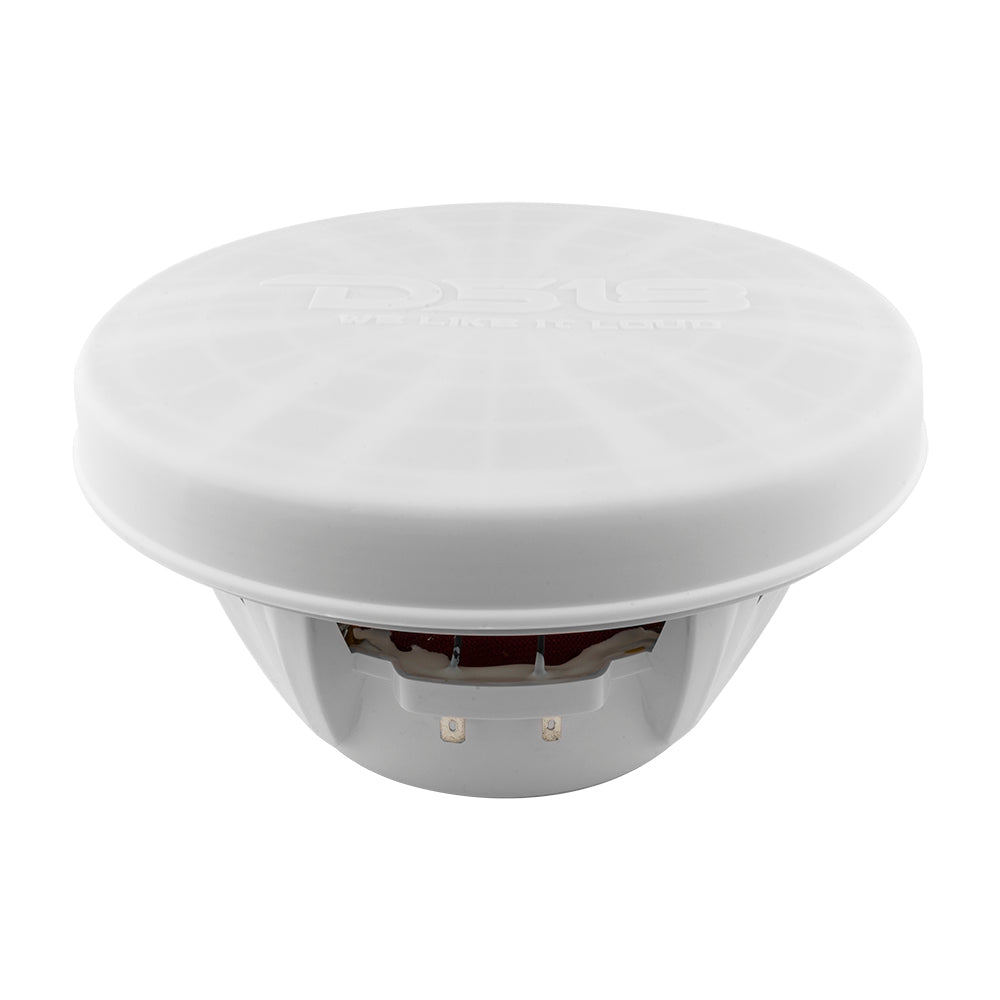 DS18 White Silicone Marine Speaker Covers for 8" Towers, Speakers and Subwoofers - Pair (CS-8/WH)