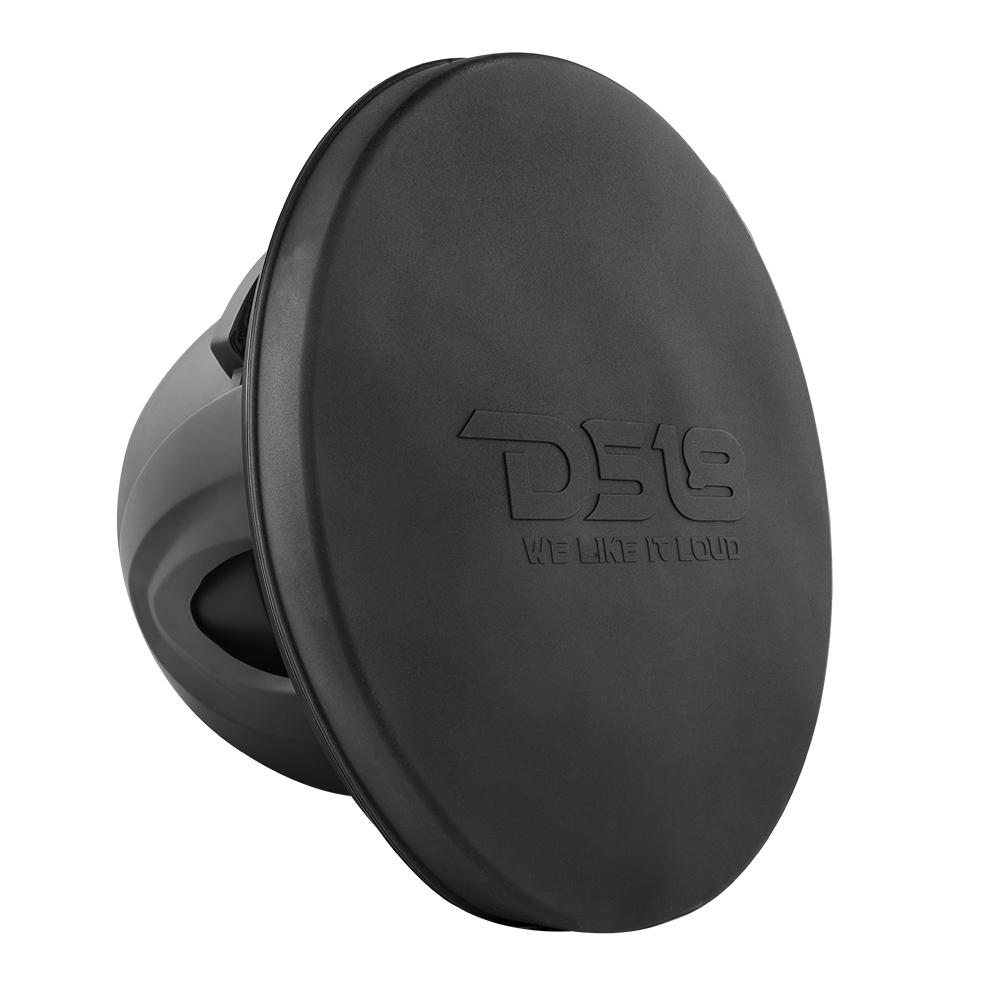 DS18 Black Silicone Marine Speaker Cover for 6.5" Towers, Speakers and Subwoofers - Pair (CS-6/BK)