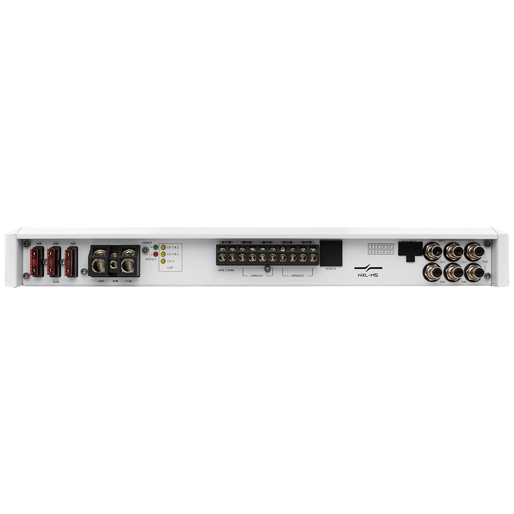 DS18 NXL-M5 Full Range 5 Channel Class D Amplifier - 4 x 150W @ 4-Ohm and 1 x 600W RMS @ 2-Ohm (NXL-M5)