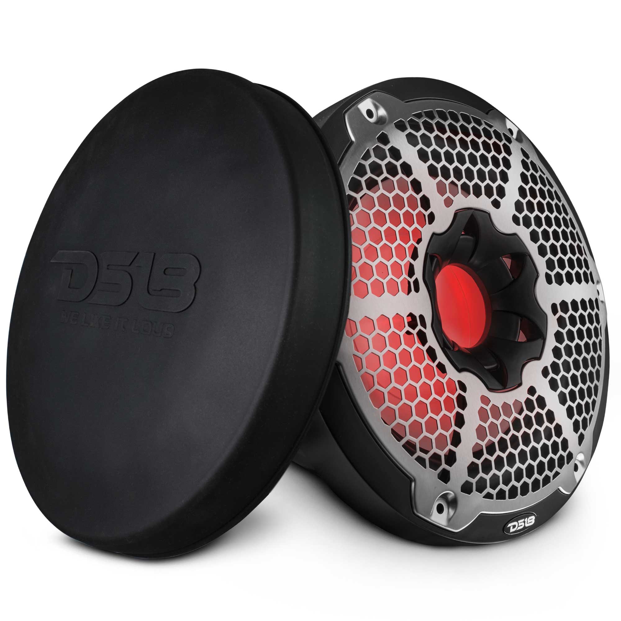 DS18 HYDRO 10" Subwoofer with RGB Lights - 600W - Black (NXL-10SUB/BK)