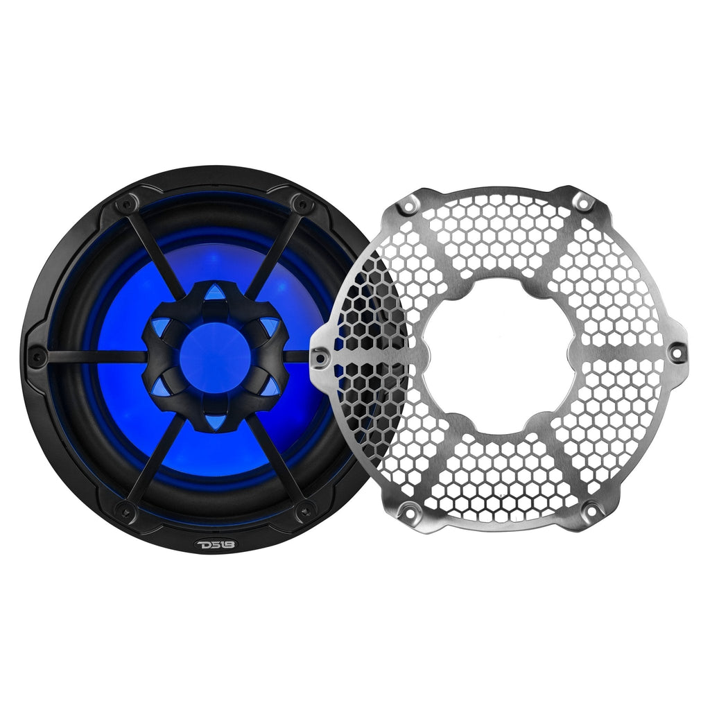 DS18 HYDRO 10" Subwoofer with RGB Lights - 600W - Black (NXL-10SUB/BK)