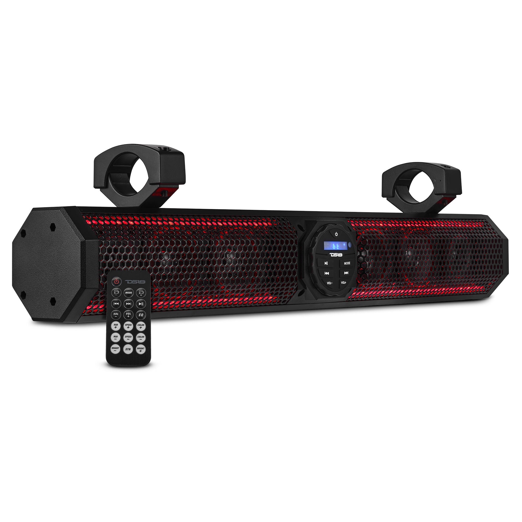 DS18 26" Marine Amplified Sound Bar with Bluetooth 600W with 6 Speaker System and RGB LED (SB26BTXRGB)