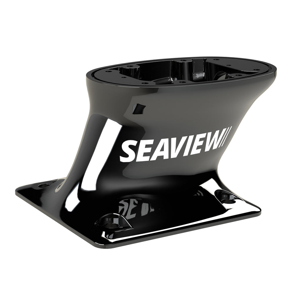 Seaview 5" Modular Mount Aft Raked 7x7 Base Top Plate Required - Black (PMA57M1BLK)