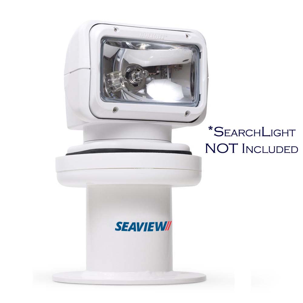 Seaview 6.38" Vertical Searchlight & Thermal Camera Mount with 8" Round Base Plate (PM5SL8)
