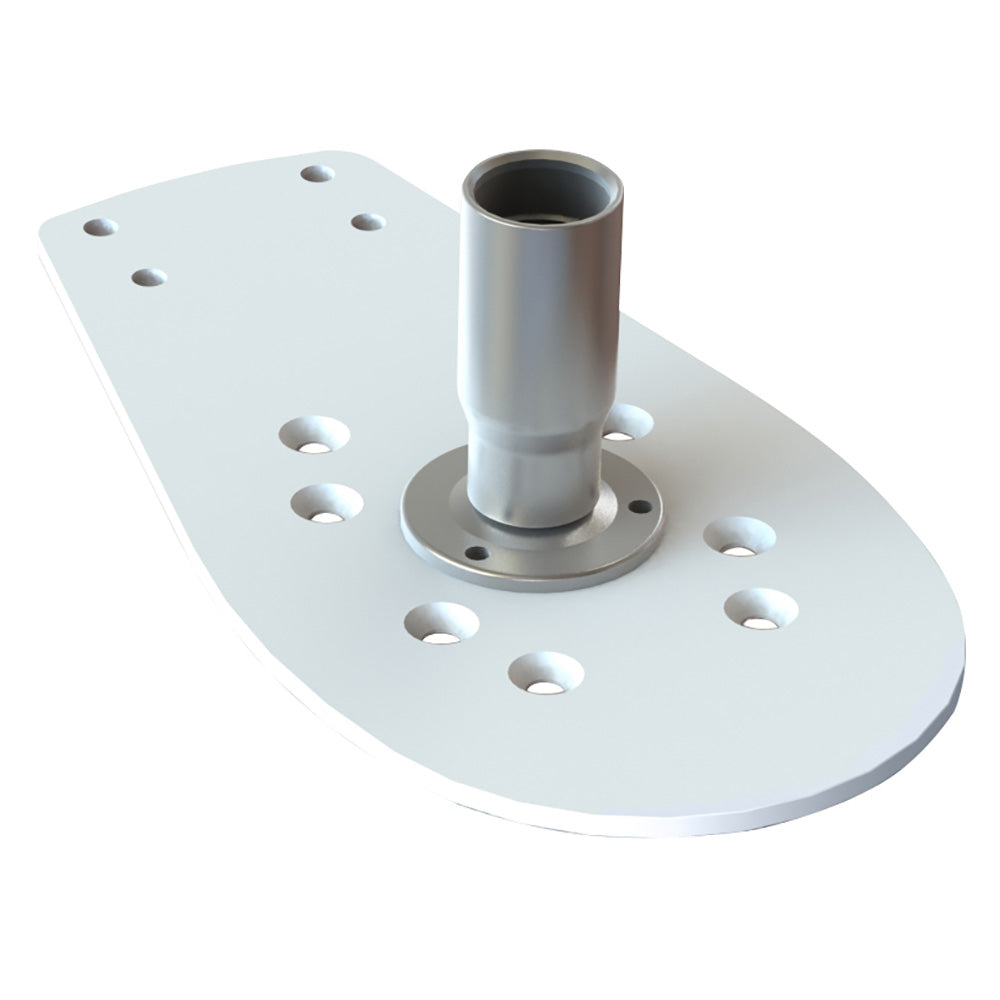 Seaview Starlink Modular Top Plate with Starlink Stainless Steel 1"-14 Threaded Adapter & Stainless Steel Base (ADASTLK)