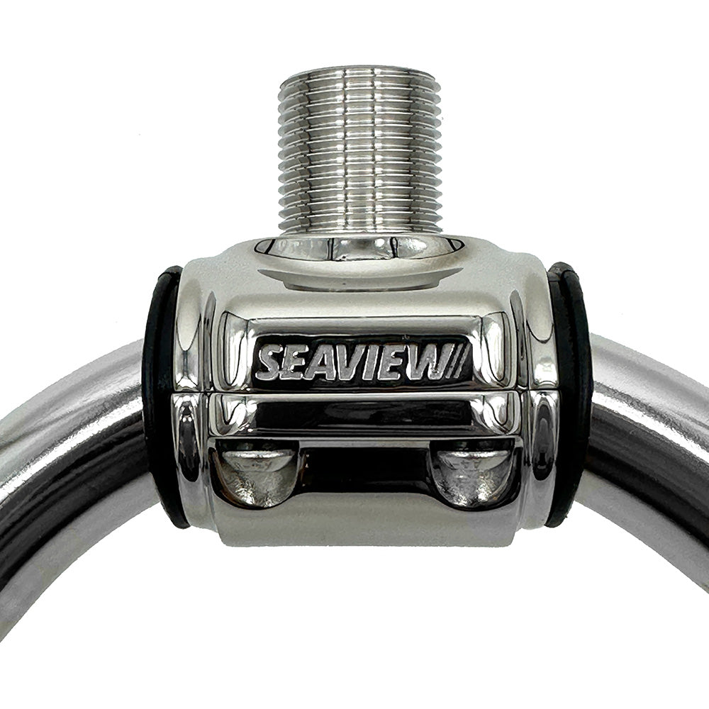 Seaview 316 Stainless Steel Antenna Rail Mount - 1" - 1-1/4" Rails (SVRCL1)