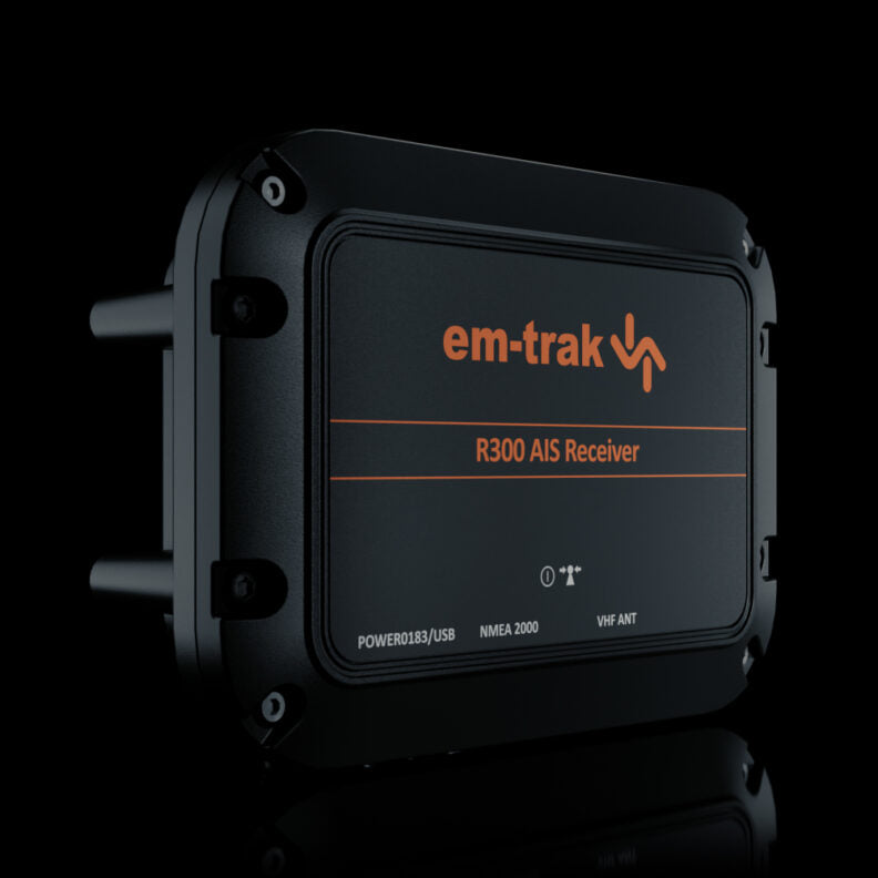 em-trak R300 Waterproof High-Performance Dual-Channel AIS Receiver with USB (413-0058)